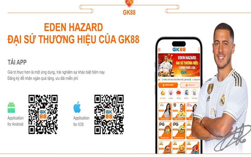 Hướng dẫn tải app GK88 trên IOS & Android